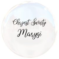 Chrzest Świety naklejka Balon