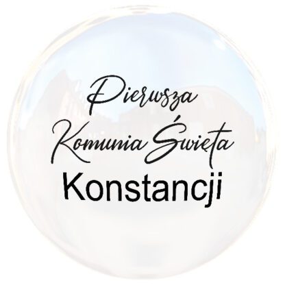 Naklejka personalizowana pierwsza komunia święta