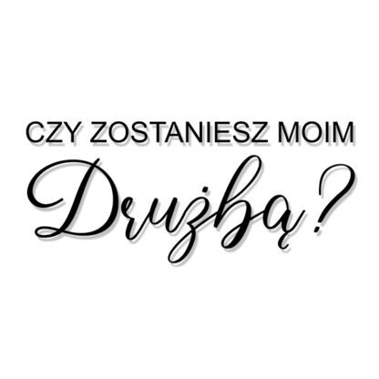 Czy zostaniesz moim drużbą z cieniem