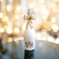Naklejka na szampan wieczór panieński na alkohol idealna na prezent personalizowany